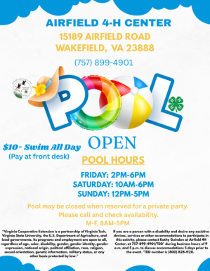 Pool Open