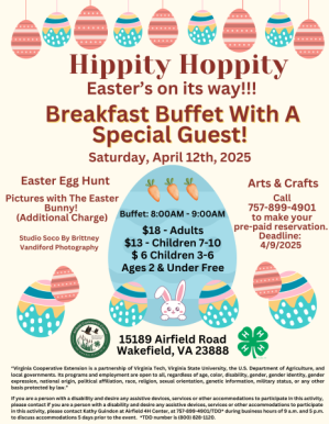 Breakfast with the Easter Bunny